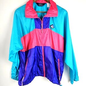 Woolrich Woman Vintage 80s Style Windbreaker